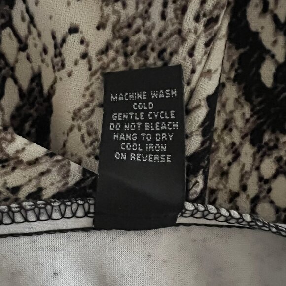 WEAREVER X-Large Black-Brown Cream Animal Print Blazer - Picture 8 of 8